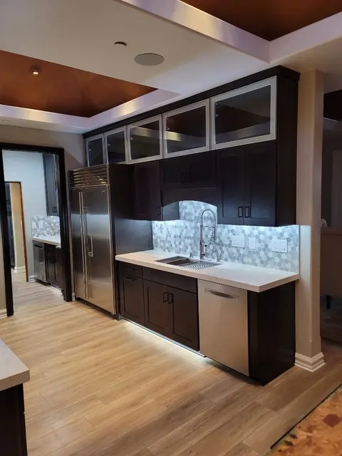 Kitchen sink and cabinet installation by CR Construction Goodyear Arizona